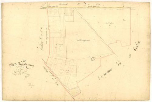 Nogent-sur-Seine, section C dite des Vignes, feuille  n° 1