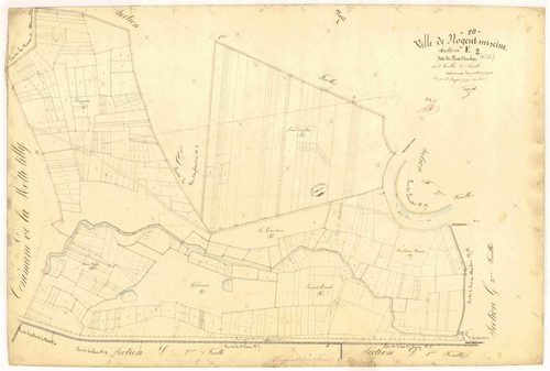 Nogent-sur-Seine, section E dite du parc d'en bas, feuille  n° 2