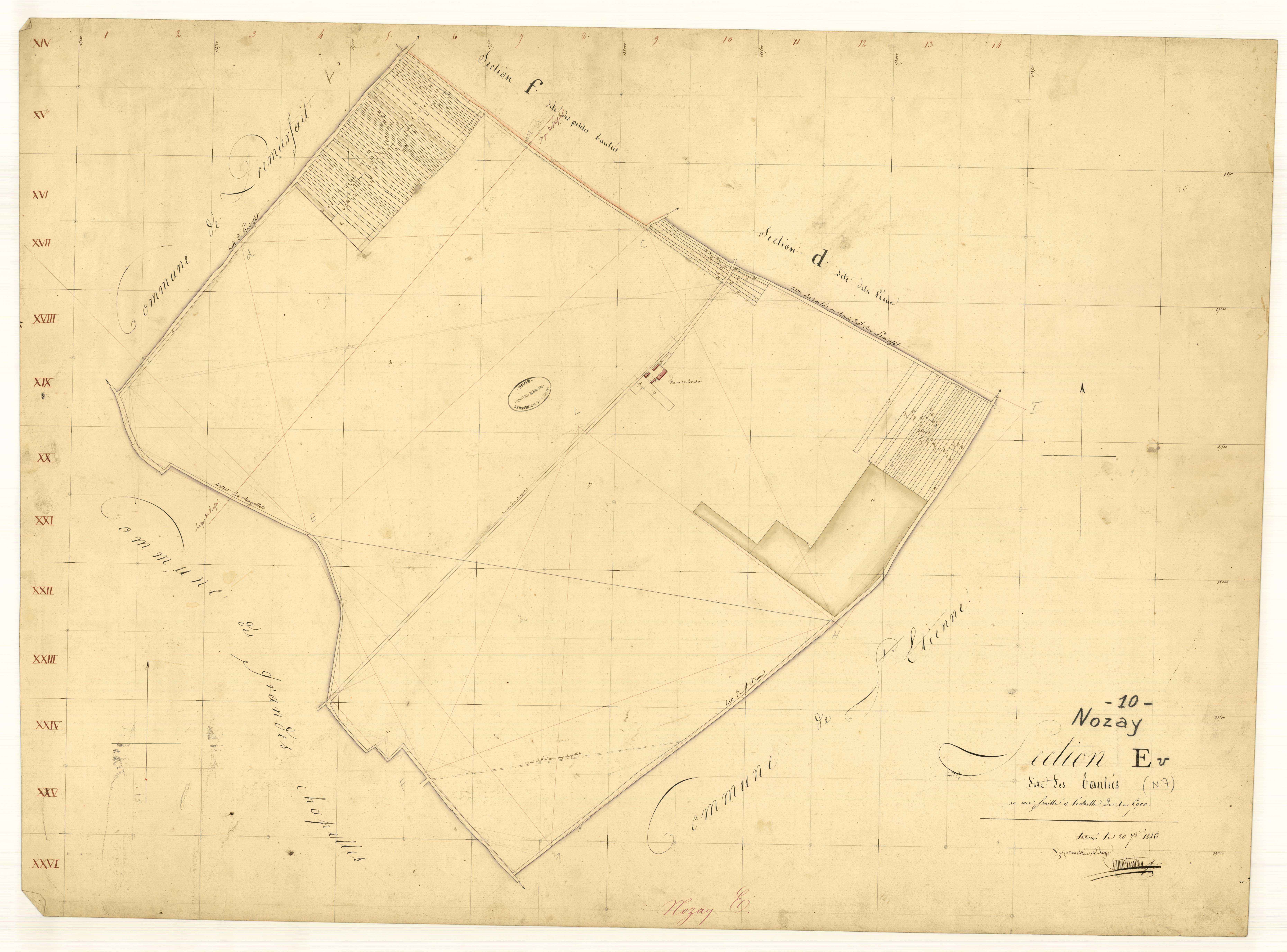 Nozay, section E dite des Banlées