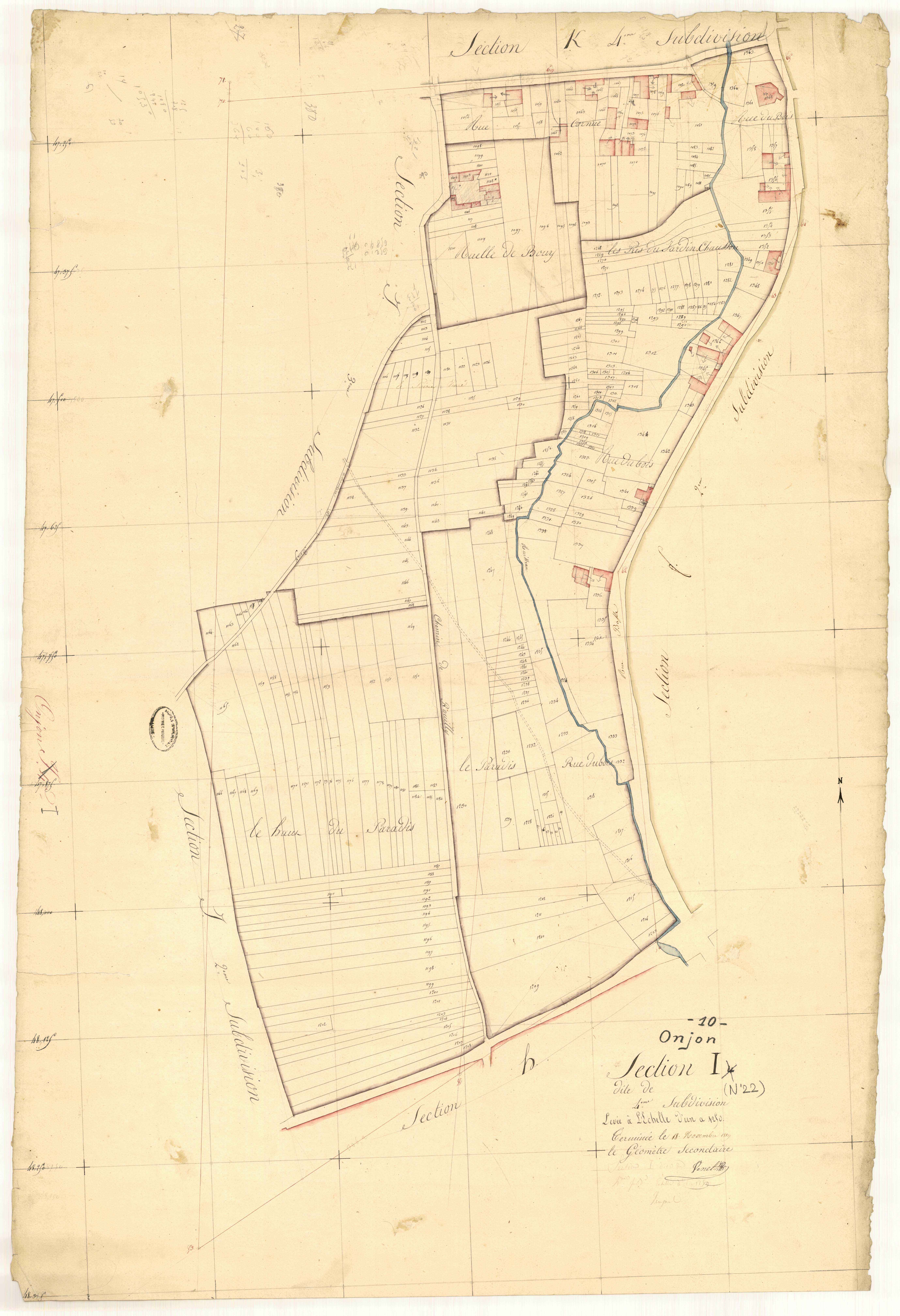 Onjon, section I dite des Hâtes