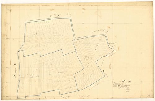 Onjon, section D dite de Vaugirard, feuille  n° 1