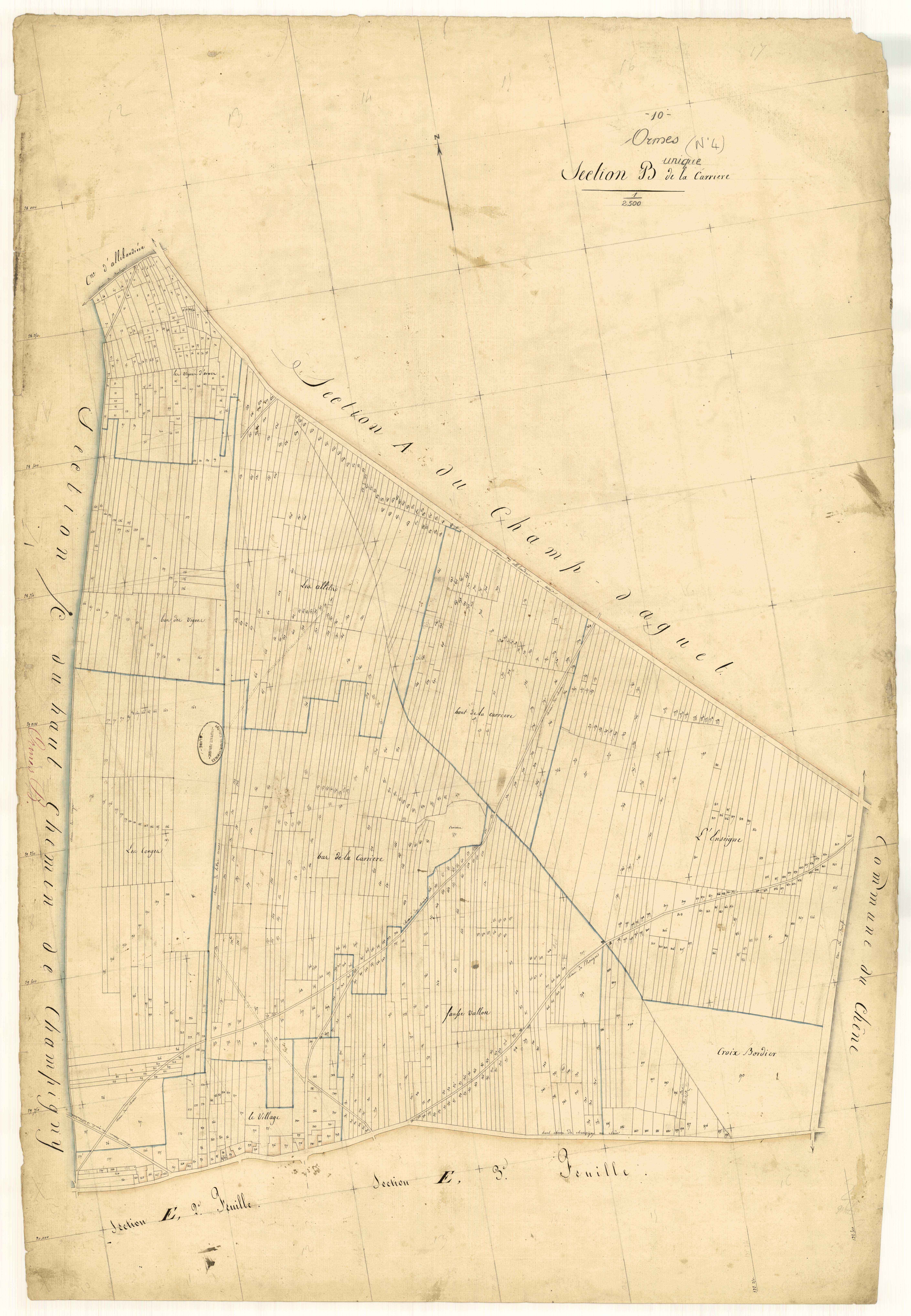 Ormes, section B dite de la carrière