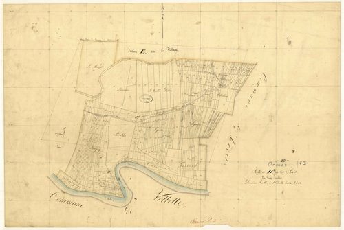 Ormes, section D dite des près, feuille n° 2