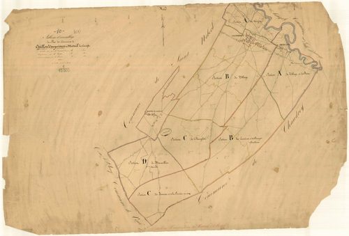 Ortillon, Vaupoisson et Mesnil-la-Comtesse, tableau d'assemblage