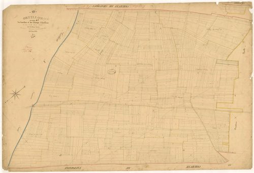 Ortillon, section B dite des louvières et des champs Chailleux, feuille n° 1, parcelles n°1-820