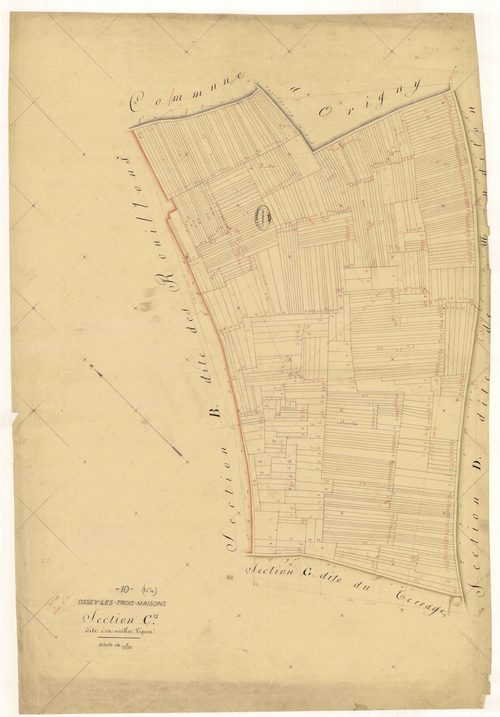 Ossey-les-Trois-Maisons, section C dite des vieilles Vignes