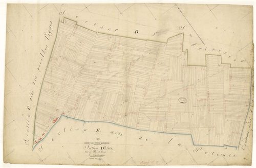 Ossey-les-Trois-Maisons, section D dite de Mont-Etor, feuille  n° 2