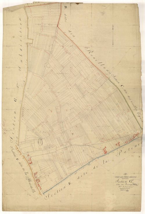 Ossey-les-Trois-Maisons, section G dite du Ferrage, feuille  n° 2