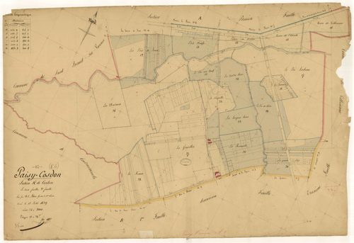 Paisy-Cosdon, section A dite de Cosdon, feuille n° 2