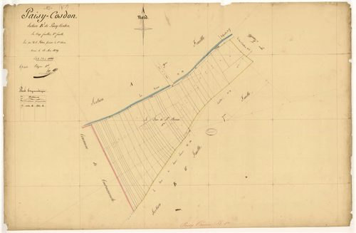 Paisy-Cosdon, section B dite de Paisy-Cosdon, feuille n° 1