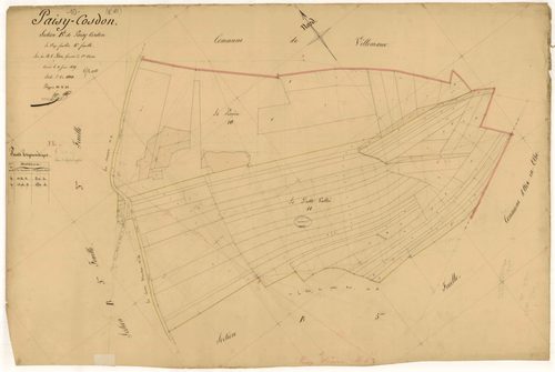 Paisy-Cosdon, section B dite de Paisy-Cosdon, feuille n° 4