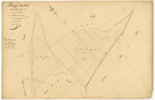 Paisy-Cosdon, section B dite de Paisy-Cosdon, feuille n° 5