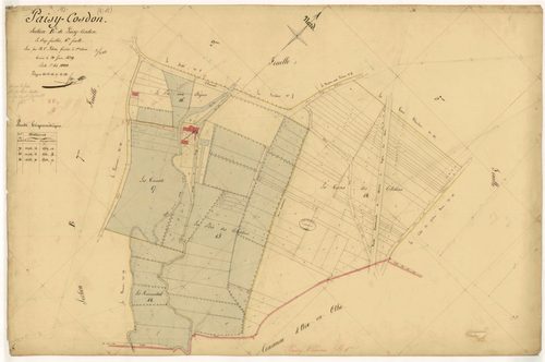 Paisy-Cosdon, section B dite de Paisy-Cosdon, feuille n° 6