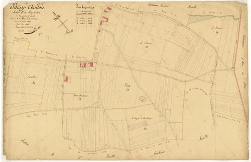 Paisy-Cosdon, section B dite de Paisy-Cosdon, feuille n° 7