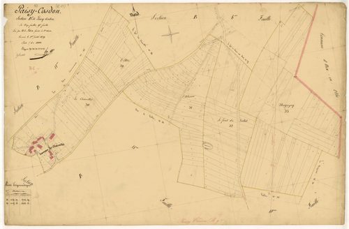 Paisy-Cosdon, section B dite de Paisy-Cosdon, feuille n° 9