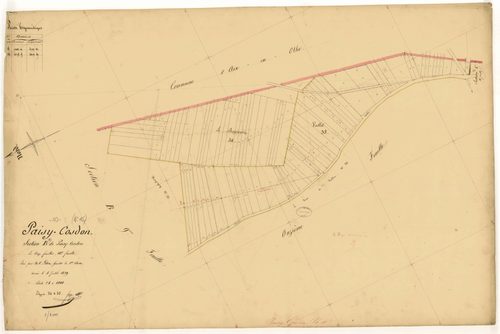Paisy-Cosdon, section B dite de Paisy-Cosdon, feuille n° 10