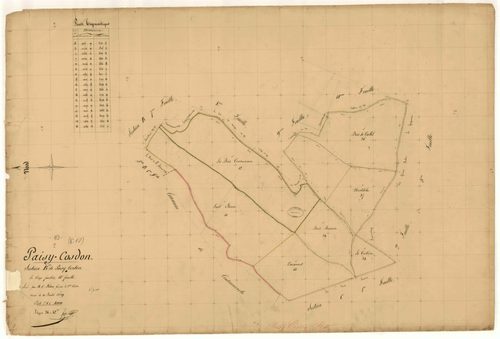 Paisy-Cosdon, section B dite de Paisy-Cosdon, feuille n° 11