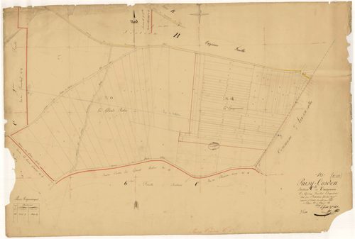 Paisy-Cosdon, section C dite de Vaujurenne, feuille n° 5