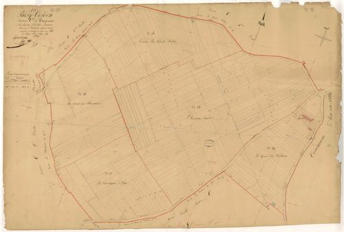 Paisy-Cosdon, section C dite de Vaujurenne, feuille n° 6