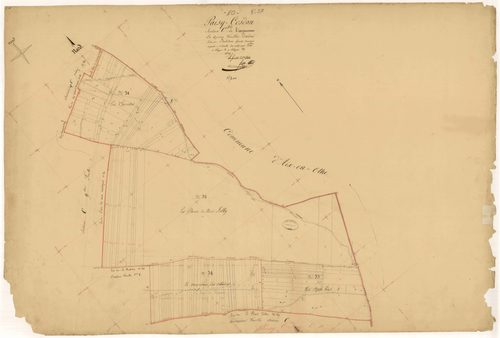 Paisy-Cosdon, section C dite de Vaujurenne, feuille n° 10