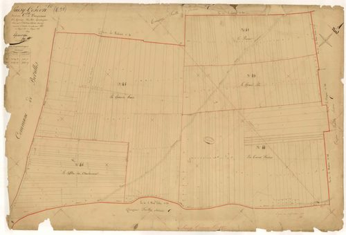 Paisy-Cosdon, section C dite de Vaujurenne, feuille n° 14