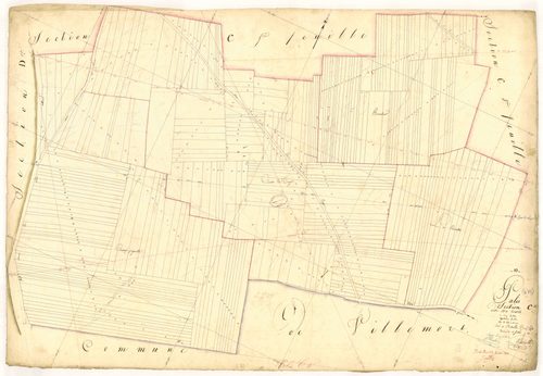 Pâlis, section C dite des essarts, feuille n° 4, parcelles n° 668-1020