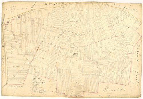 Pâlis, section C dite des essarts, feuille n° 5, parcelles n° 1021-1617