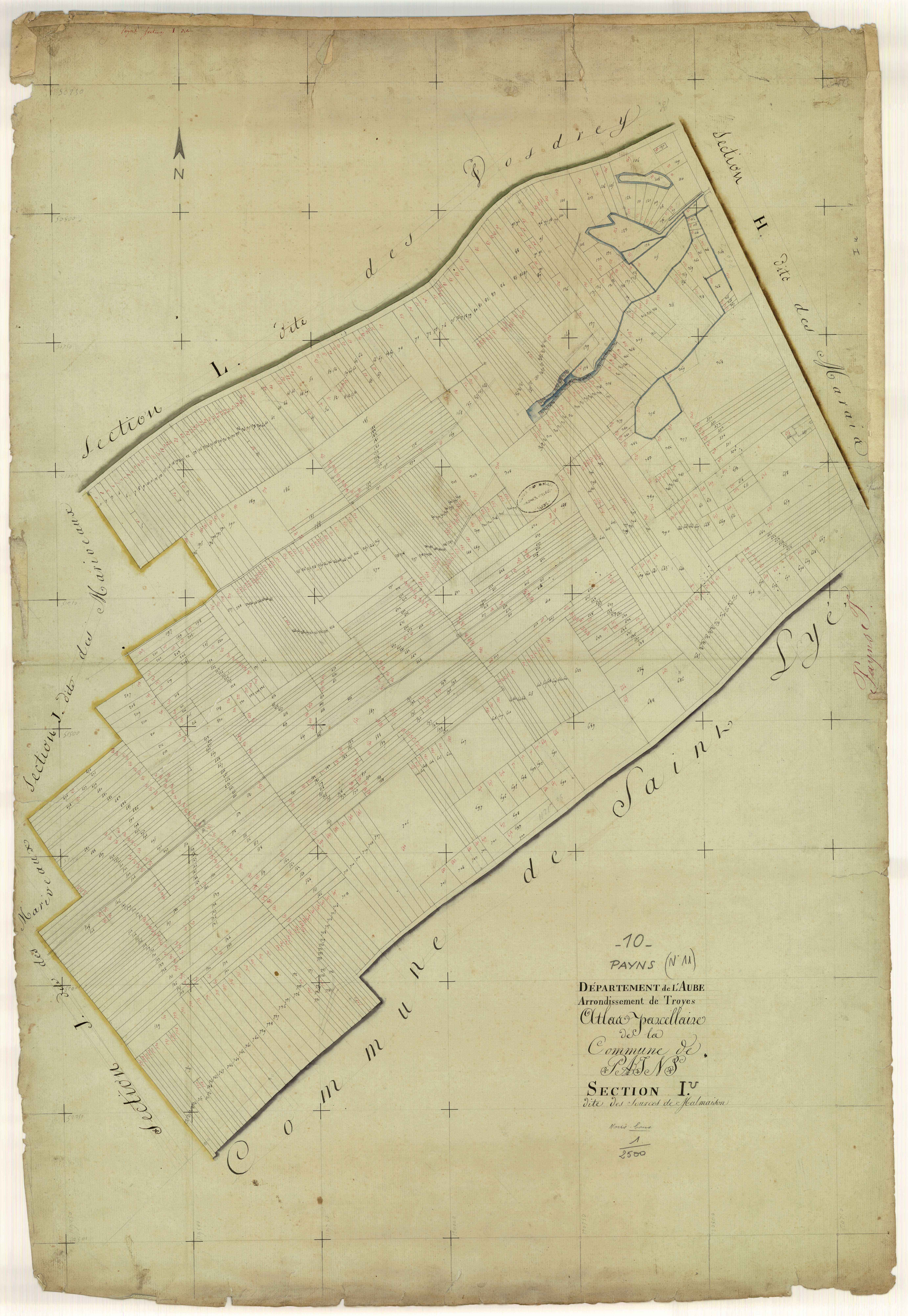 Payns, section I dite des sources de Malmaison