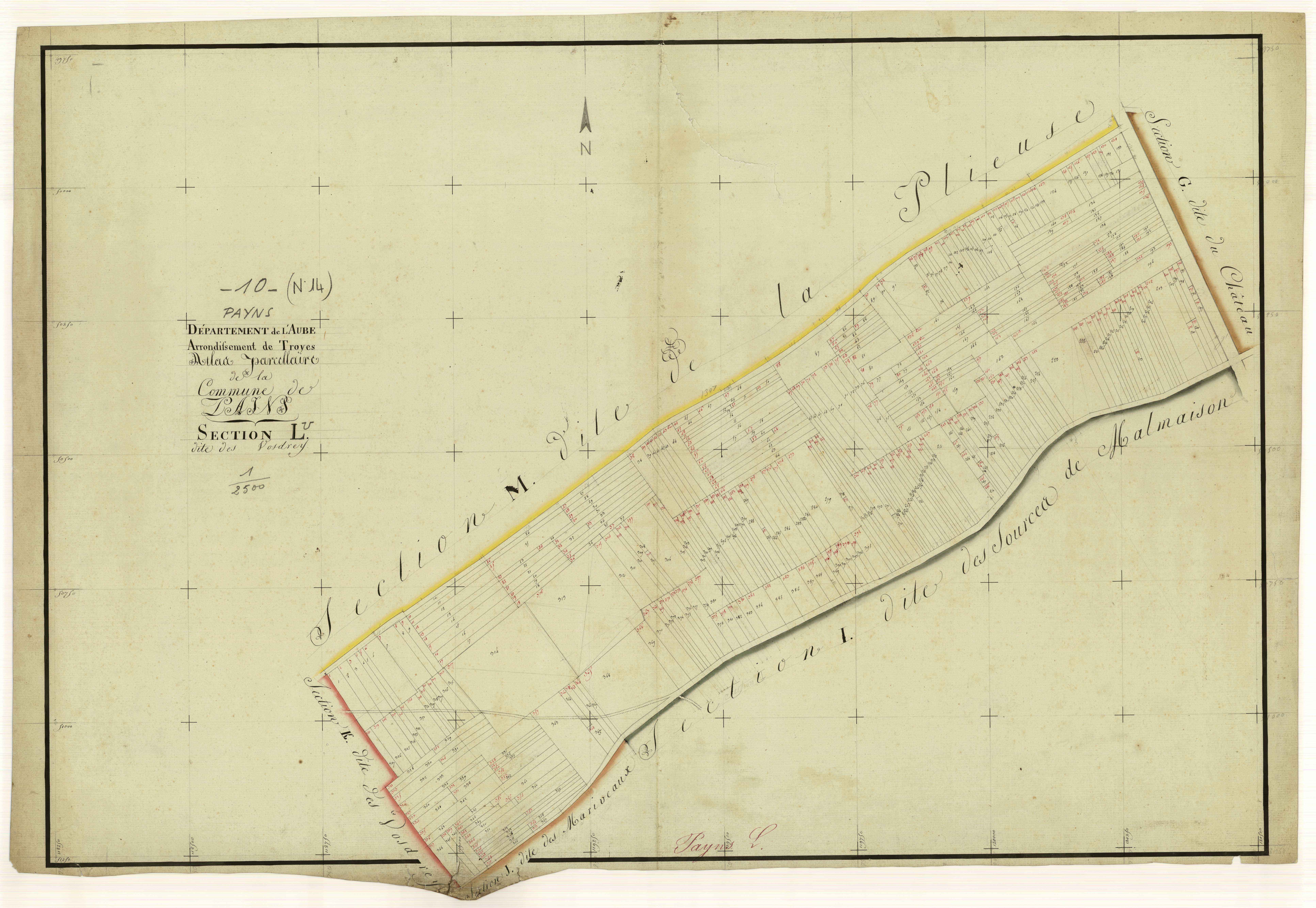 Payns, section L dite des Vosdrey