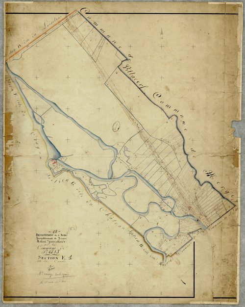 Payns, section E dite du canal, feuille n° 1