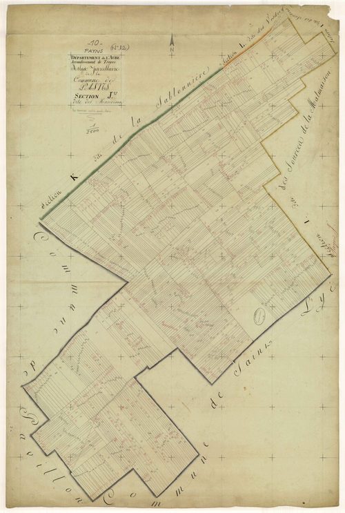 Payns, section J dite des Mariveaux