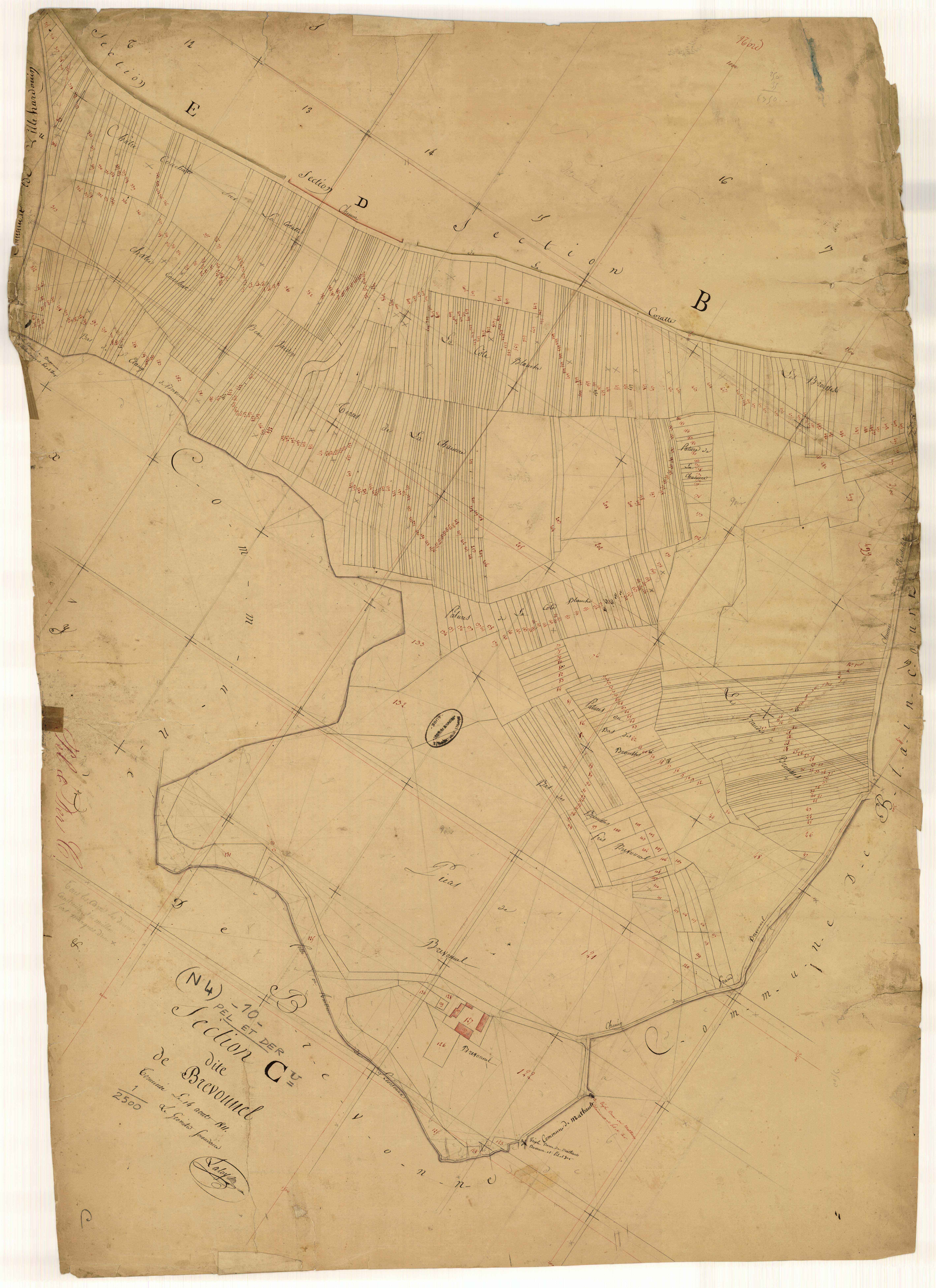 Pel-et-Der, section C dite de Brevonnel