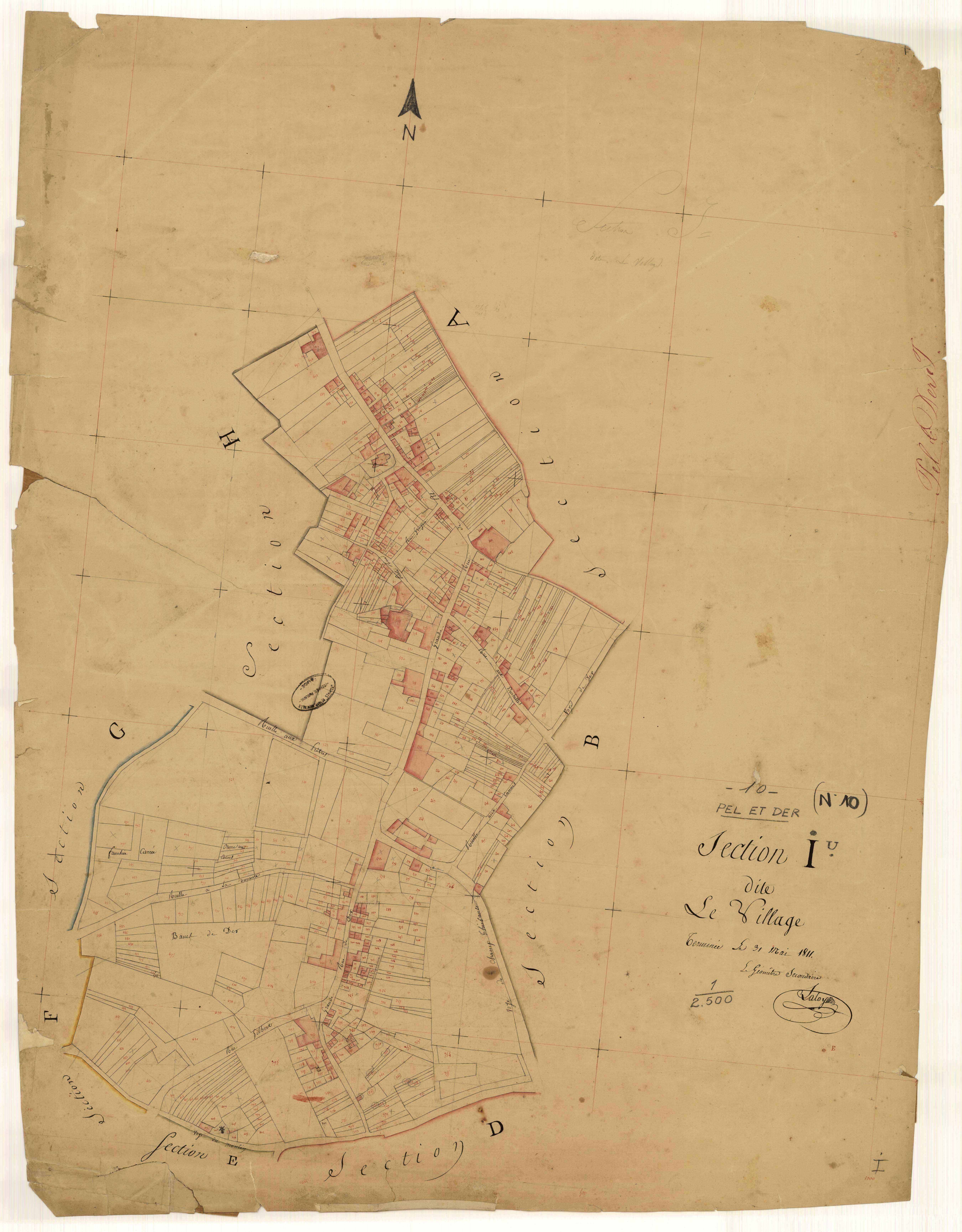 Pel-et-Der, section I dite du village