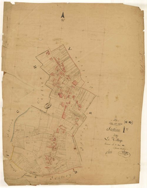 Pel-et-Der, section I dite du village