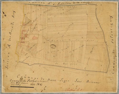 Perthes-les-Brienne, section B dite de la Côtelle, feuille n° 2
