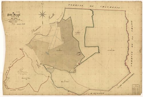 Petit-Mesnil, section C dite des bois, feuille n° 2