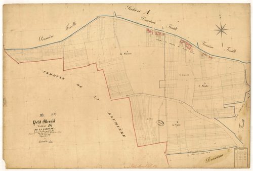 Petit-Mesnil, section D dite de la Garenne, feuille n° 1