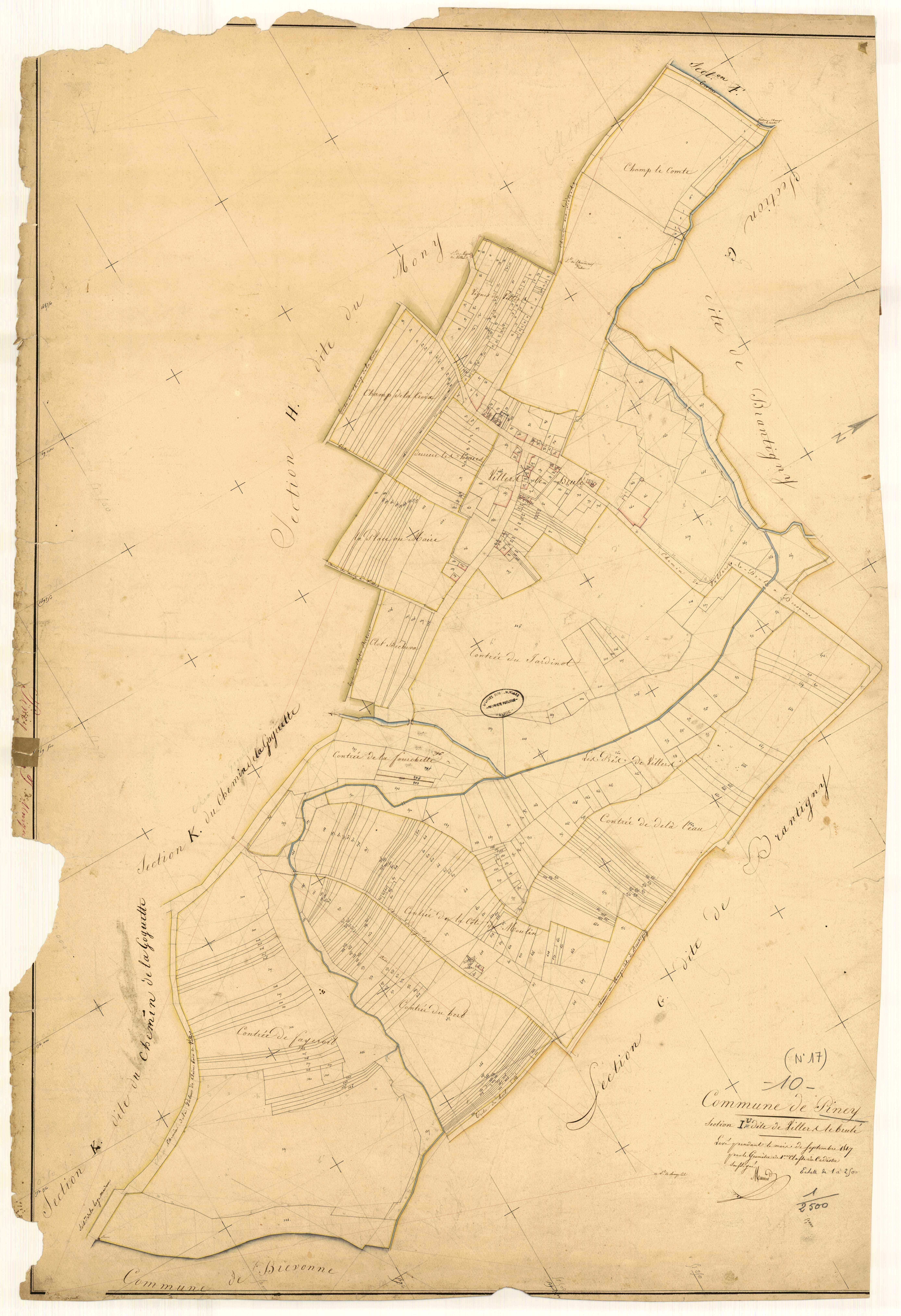 Piney, section I dite de Villiers-le-Brûlé