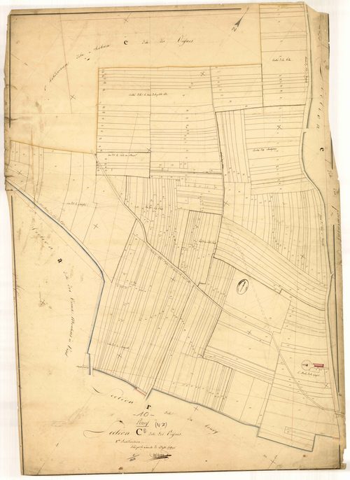Piney, section C dite des Vignes, feuille n° 2