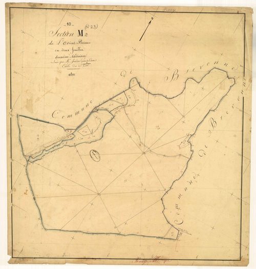 Piney, section M dite de l'Orient Brienne, feuille n° 2