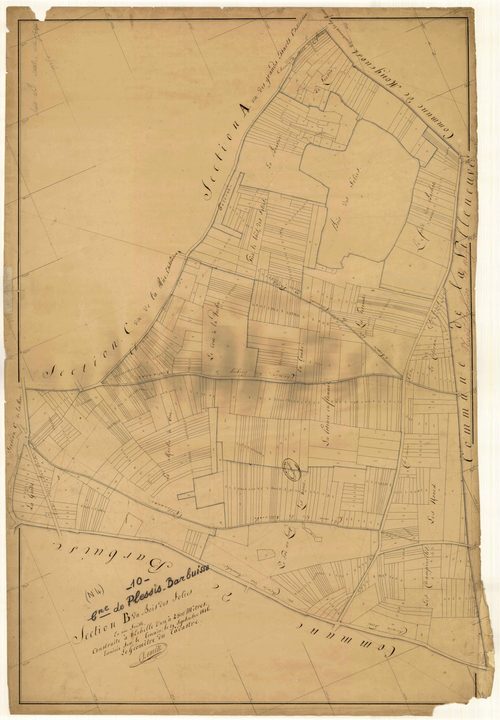 Plessis-Barbuise, section B dite du bois des Folies