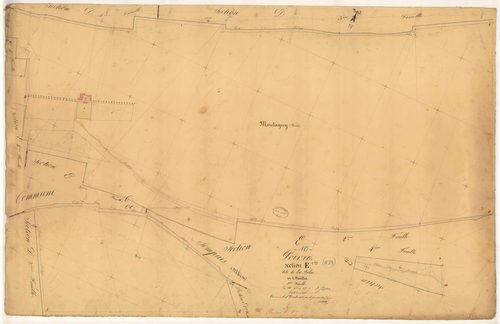 Poivres, section E dite de la Folie, feuille n° 1, parcelles n° 1-7