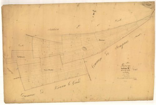 Poivres, section E dite de la Folie, feuille n° 2, parcelles n° 8-113