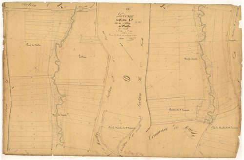Poivres, section G dite du village, feuille n° 4, parcelles n° 1049-1248