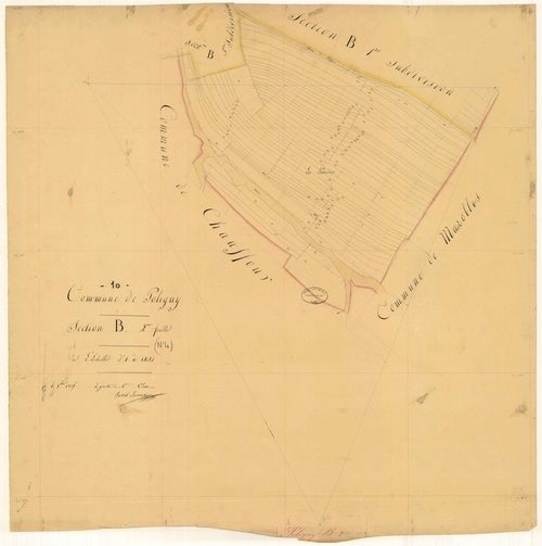 Poligny, section B, feuille n° 2
