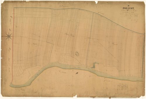 Polisot, section A dite de la Lande, feuille n° 1, parcelles n°1-220