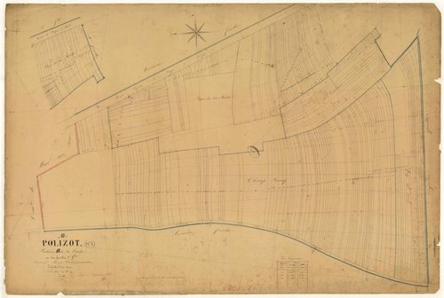 Polisot, section A dite de la Lande, feuille n° 2, parcelles n°221-465
