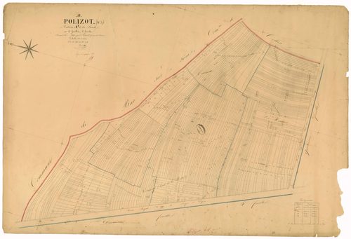 Polisot, section A dite de la Lande, feuille n° 3, parcelles n°466-914