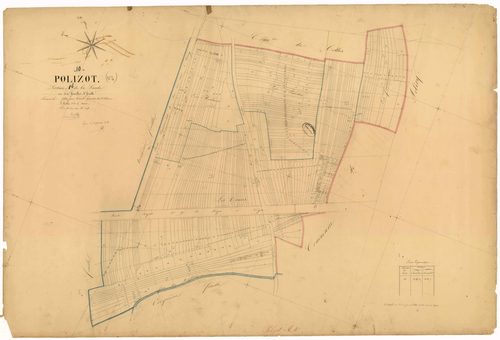 Polisot, section A dite de la Lande, feuille n° 4, parcelles n°915-1308