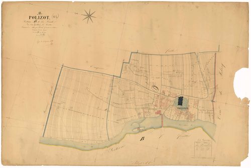 Polisot, section A dite de la Lande, feuille n° 6, parcelles n°1483-1907